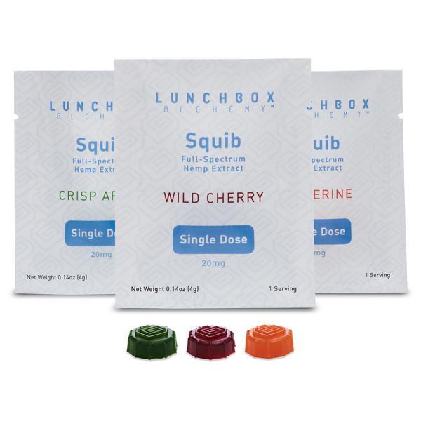 Squib 20 - Vegan Hemp Gummy - 20mg Each - Single Serving