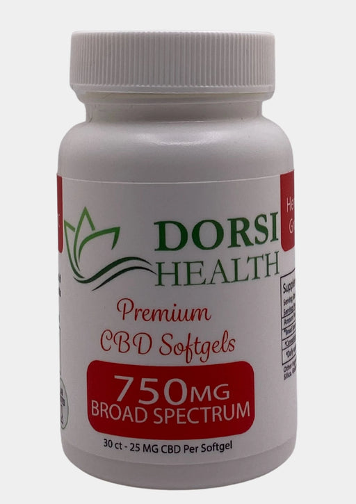 DORSI HEALTH 750 MG BROAD SPECTRUM SOFTGELS