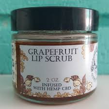 CBD Grapefruit Lip Scrub