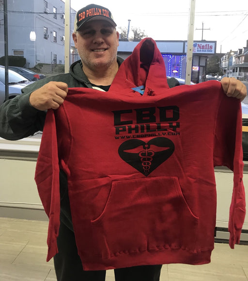 CBD Philly Red Pull over jacket