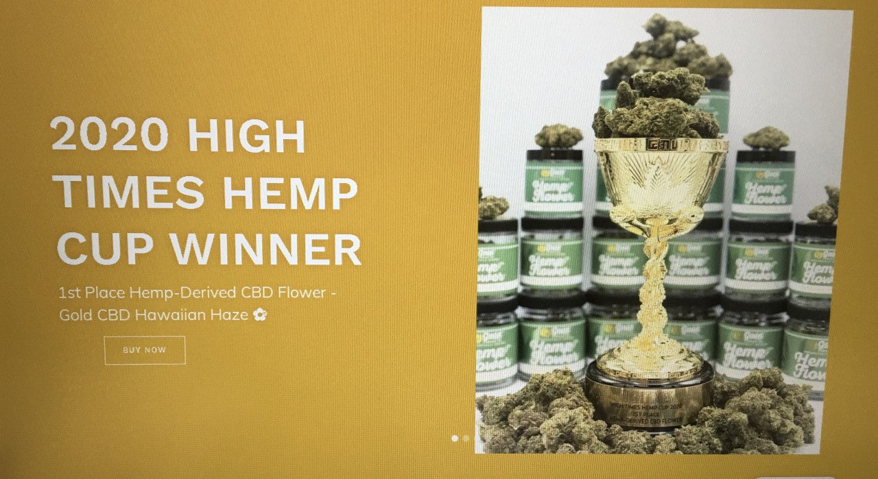 Gold Standard 500MG CBD HEMP FLOWER 3.5 GRAMS