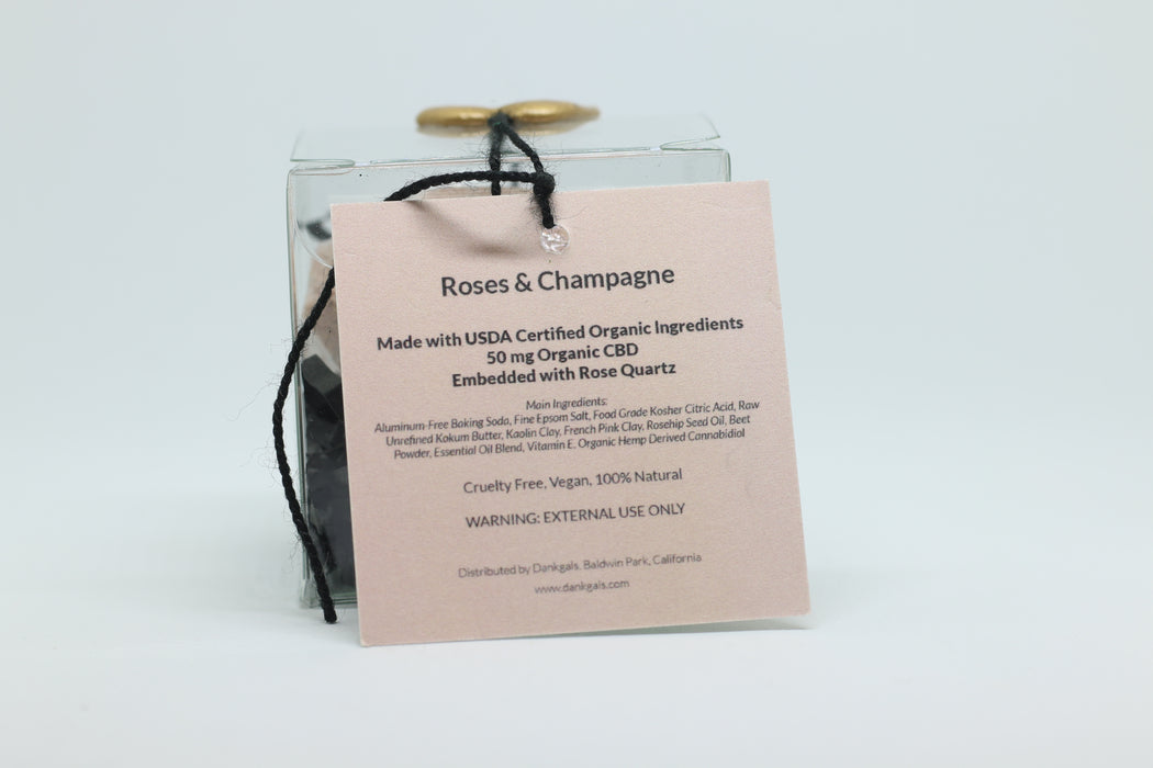 Roses & Champagne Bath Bomb - By Dank Gals