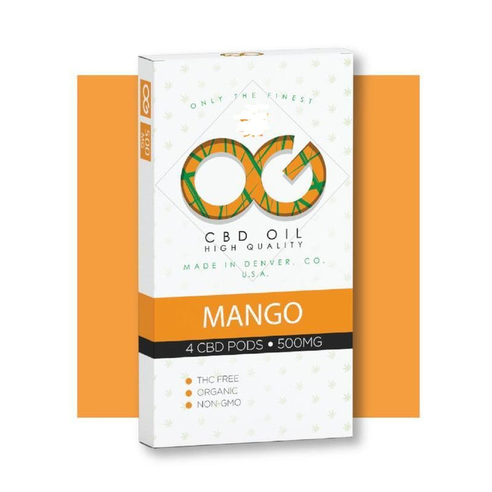 OG Laboratories Mango 500mg Juul pod 4-pack