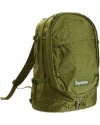 SUPREME green bookbag